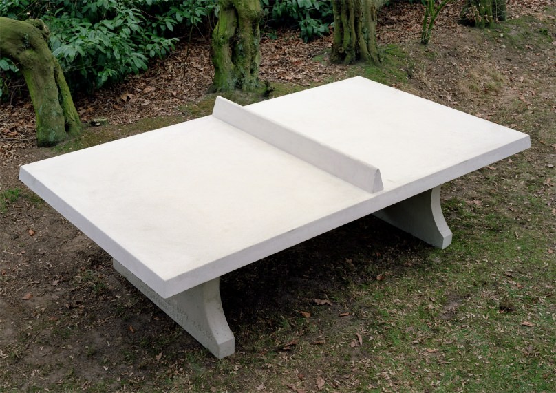 Betonnen pingpongtafel naturel