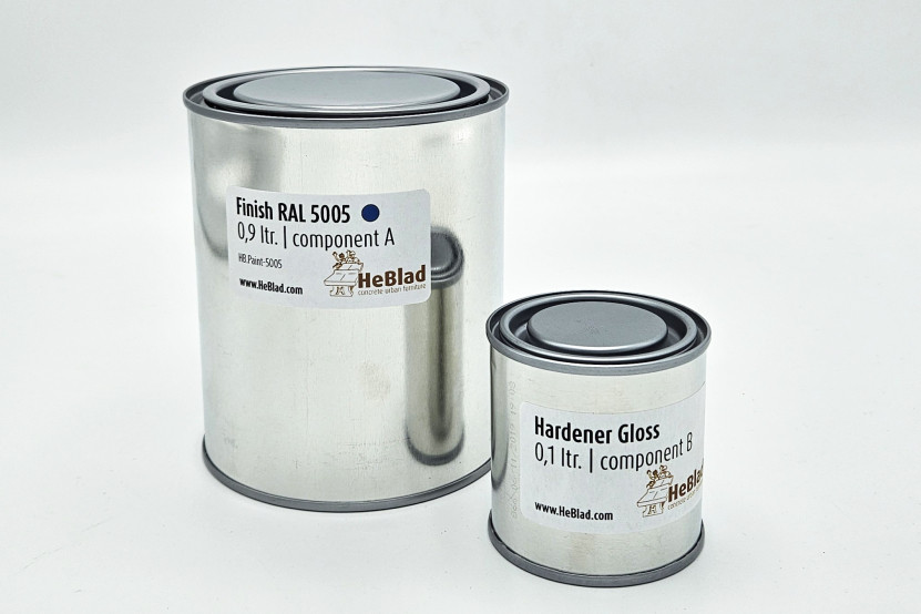 1 Liter blauer Farbe