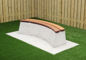 Betonbank DeLuxe oval